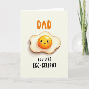 Tarjeta de arte Eggcellent para el Día del Padre