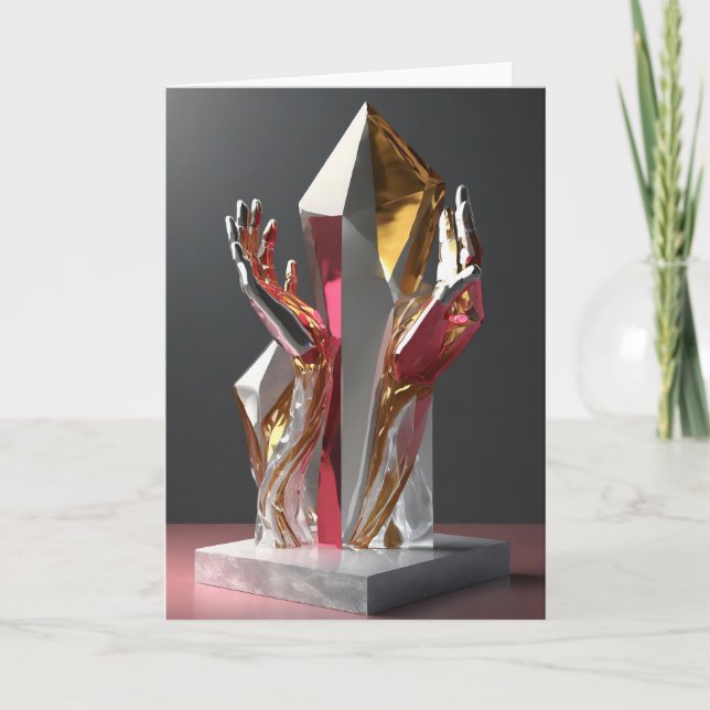 Tarjeta de arte el día de San Valentín (Anverso)