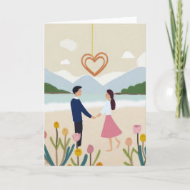 Tarjeta de arte el día de San Valentín