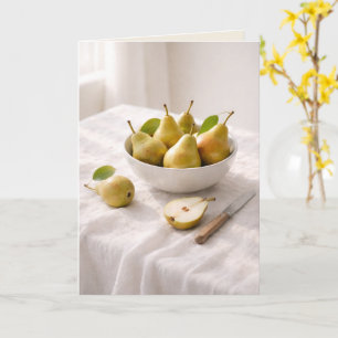 Tarjeta de arte en blanco de cosecha silenciosa na