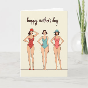Tarjeta de arte encantadora para el día de la madr