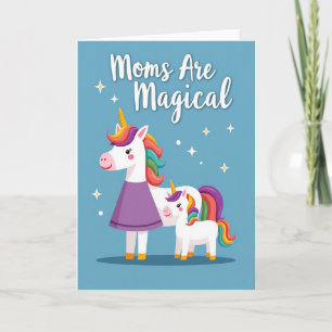 Tarjeta de Arte Equino Mágico de la Madre