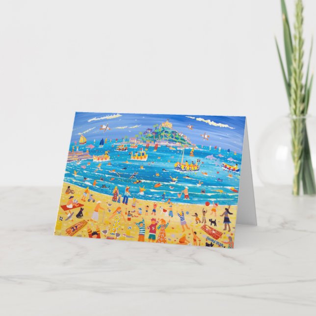Tarjeta de arte: EskimoKids en el Monte St Michael (Anverso)