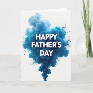 Tarjeta de arte explosiva del Día del Padre