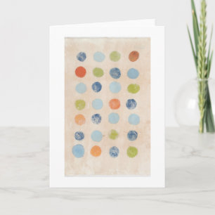 Tarjeta de arte fino en blanco