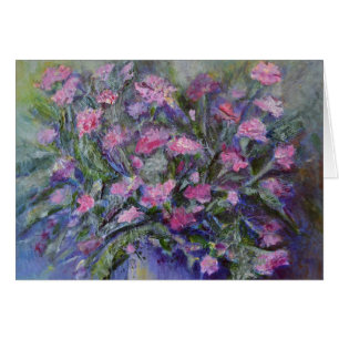 Tarjeta de arte floral