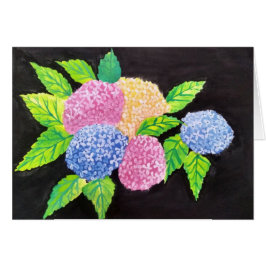 Tarjeta de arte floral de Rashmi