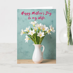 Tarjeta de arte floral para la mamá más dulce