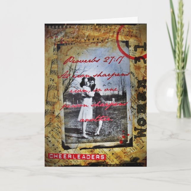 Tarjeta de arte fotográfica animadora Friend (Anverso)