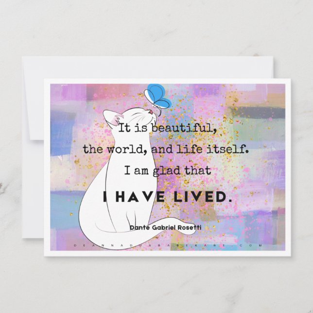 Tarjeta de arte Gratitud (Anverso)