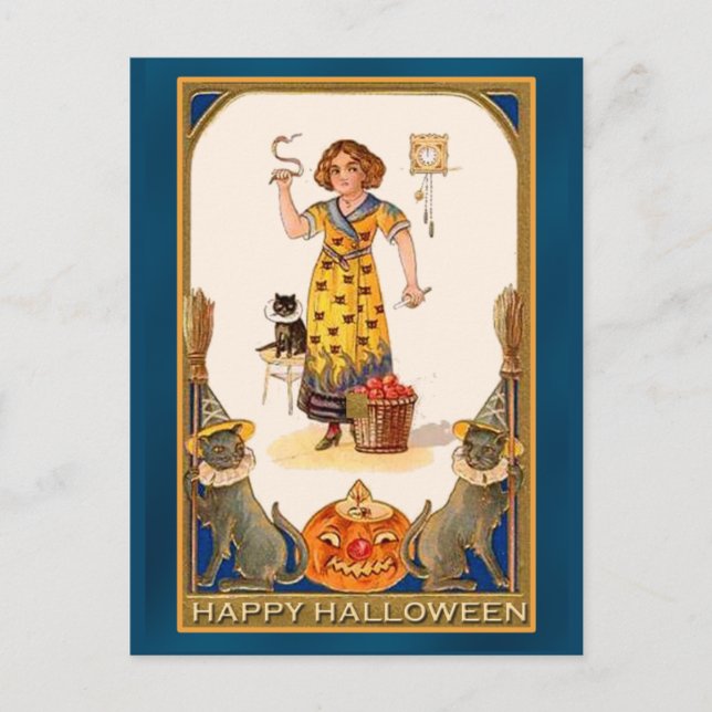Tarjeta de arte Happy Halloween (Anverso)