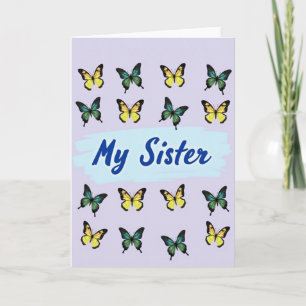 Tarjeta de Arte Hermana Mariposa