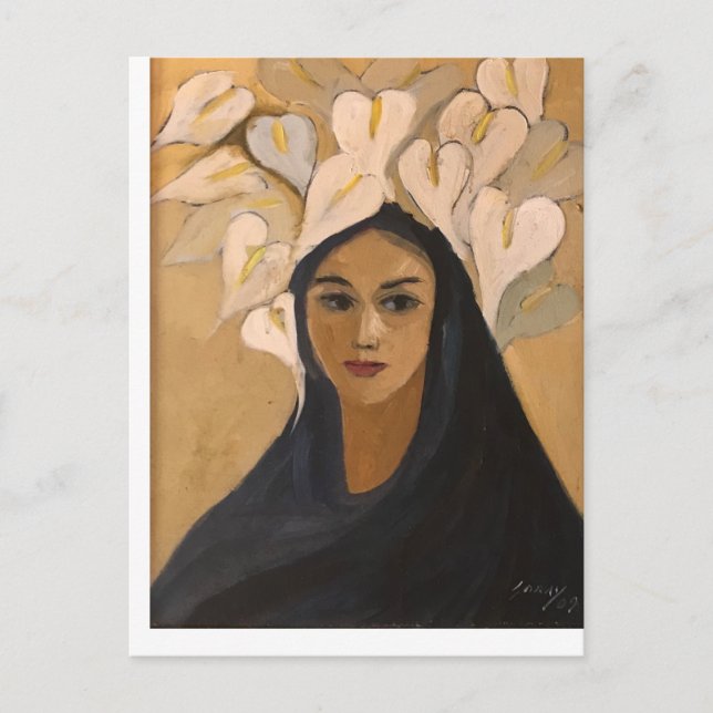 Tarjeta de arte hondureña (Anverso)