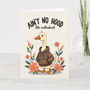 Tarjeta de arte Hood Like Motherhood