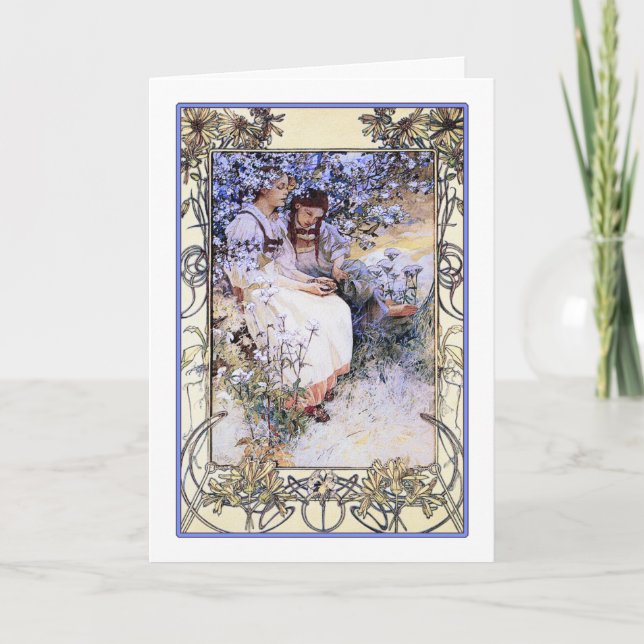 Tarjeta de Arte/Invitación: Mucha: las trivialidad (Anverso)