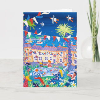 Tarjeta de arte: Jubilee Seaside Tea Fiesta por Jo
