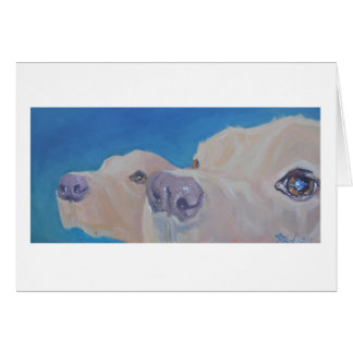 Tarjeta de arte Labrador Retriever