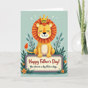 Tarjeta de arte majestuosa para el día del padre