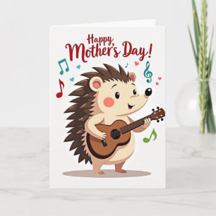 Tarjeta de arte musical para el día de la madre