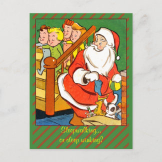 Tarjeta de arte o postal de Navidades clásicos