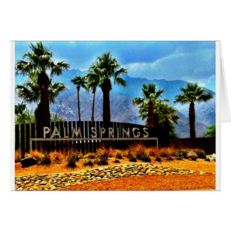 Tarjeta de arte Palm Springs