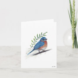 Tarjeta de arte para aves silvestres
