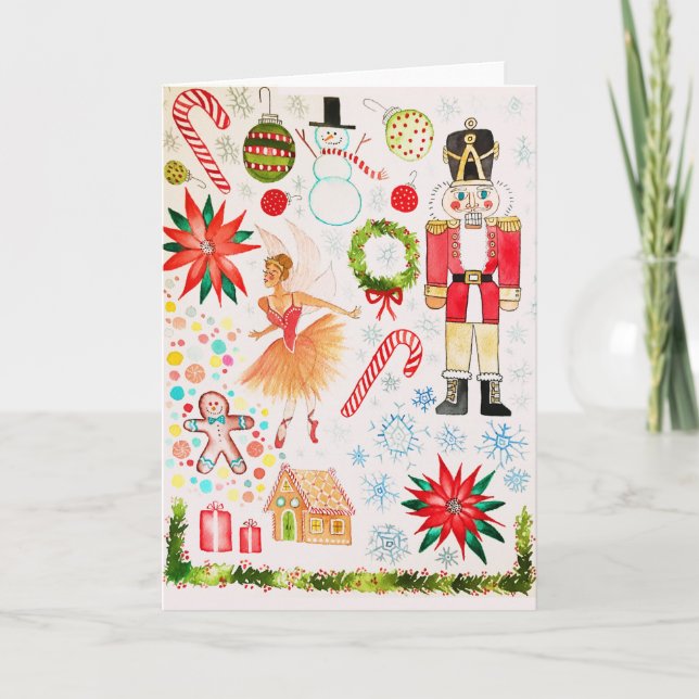 Tarjeta de arte para caridad para Navidades (Anverso)