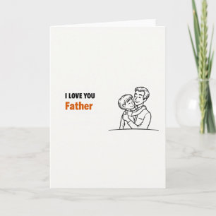 Tarjeta de Arte para Padre Te Amo