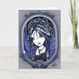 Tarjeta de arte para tatuajes góticos "Athena"
