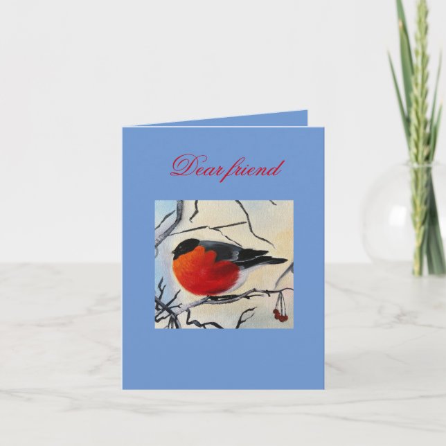 Tarjeta de arte personalizada Tarjeta de nota pleg (Anverso)