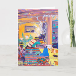 Tarjeta de arte: Peruvian Potato Eaters, Peru.