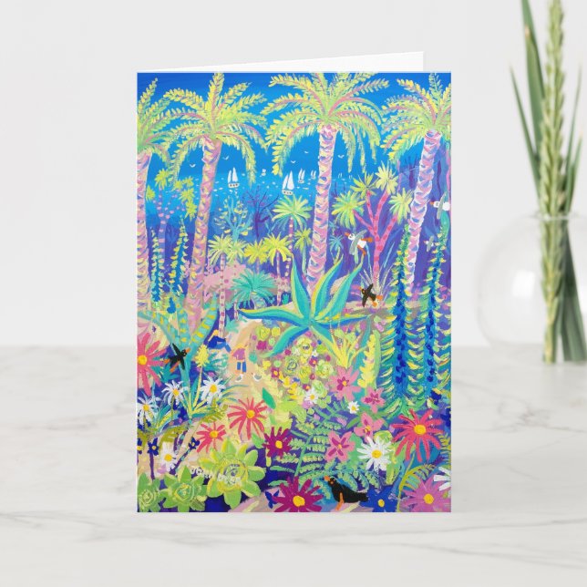 Tarjeta de arte: Pintando el Jardín de la Abadía d (Anverso)