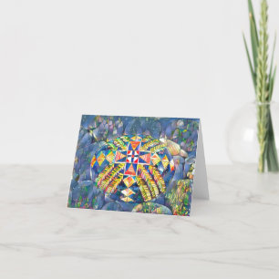 Tarjeta de arte Pysanka