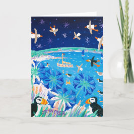 Tarjeta de arte: Scilly Puffins