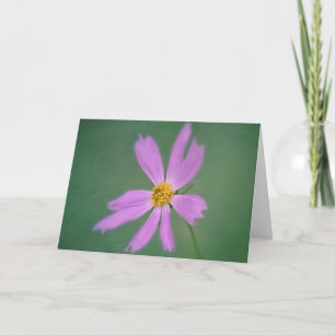 Tarjeta de arte suave Cosmos Flower