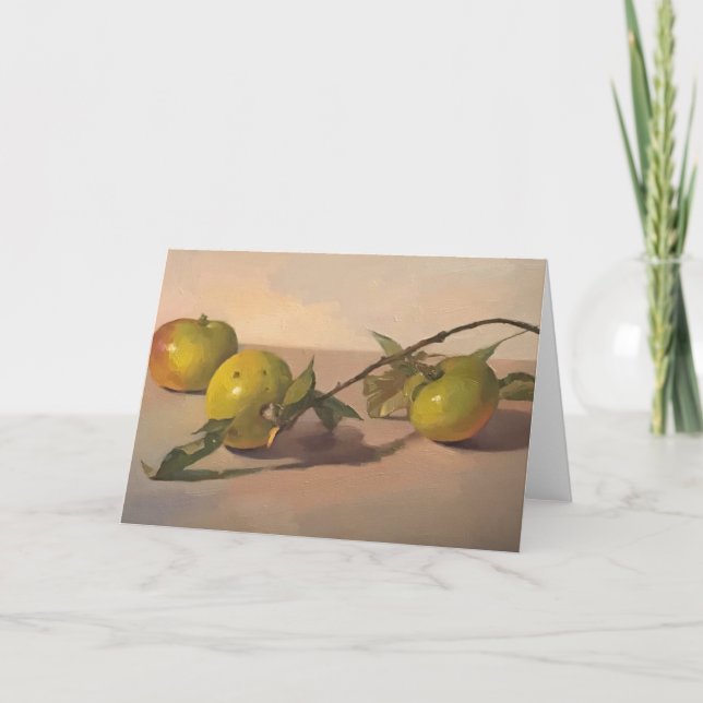 Tarjeta de arte, tarjeta de felicitación en blanco (Anverso)