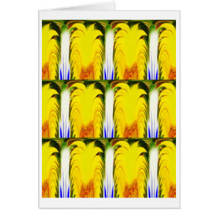 Tarjeta de arte tropical