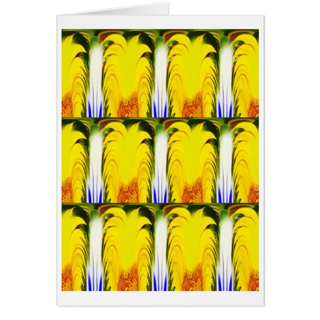 Tarjeta de arte tropical (Frente)