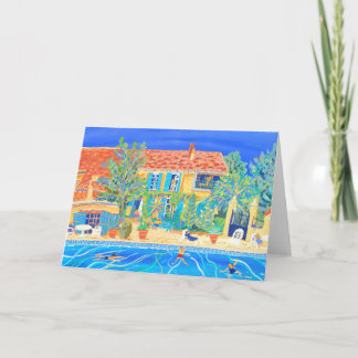 Tarjeta de arte: Vacaciones en Provenza