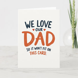 Tarjeta de arte vibrante del Día del Padre