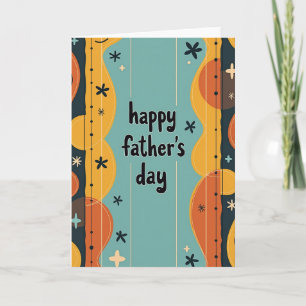 Tarjeta de arte vintage para el Día del Padre