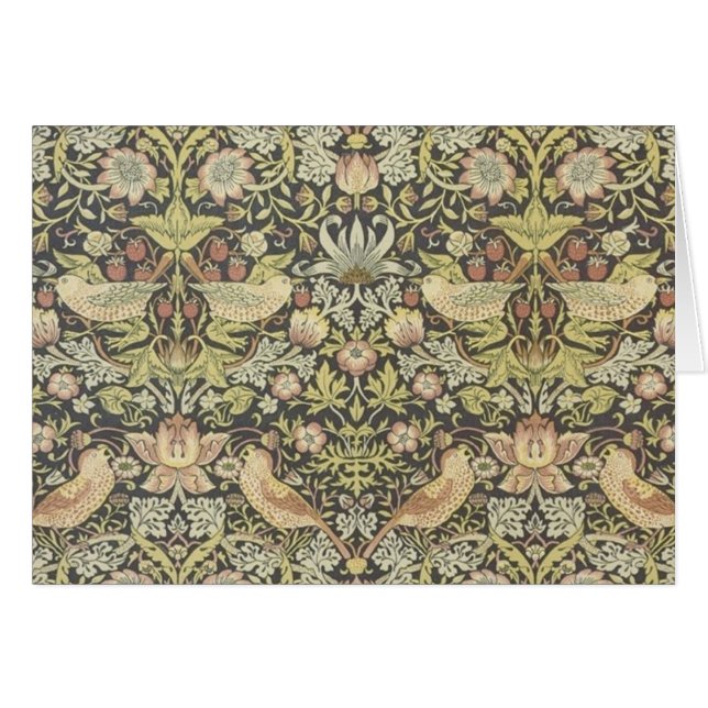 Tarjeta de arte William Morris 12 (Anverso (Horizontal))