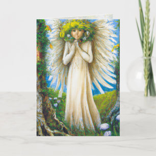 Tarjeta de Artes Gráficas de Ángel Orante