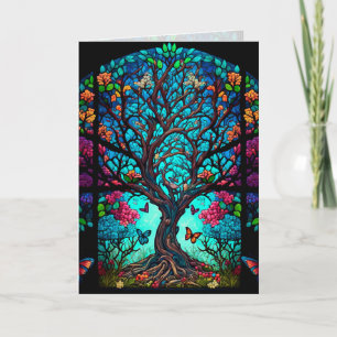 Tarjeta de Artes Gráficas del Árbol de la Vida