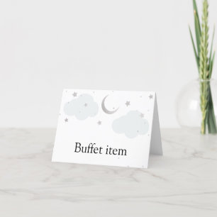 Tarjeta de artículo Buffet sobre la luna