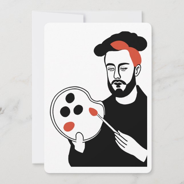 Tarjeta de artista (Anverso)