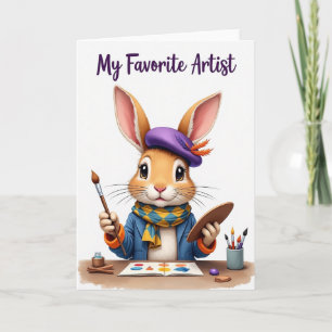 Tarjeta de artista de criatura creativa