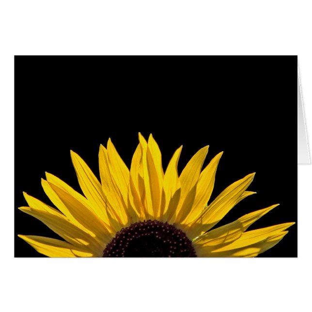Tarjeta de ascenso de girasol (Anverso (Horizontal))