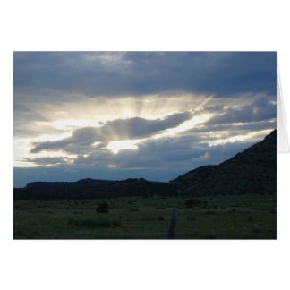 Tarjeta de ascenso de los rayos de sol