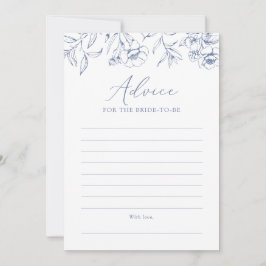 Tarjeta de asesoramiento Blue Floral Chinoiserie B